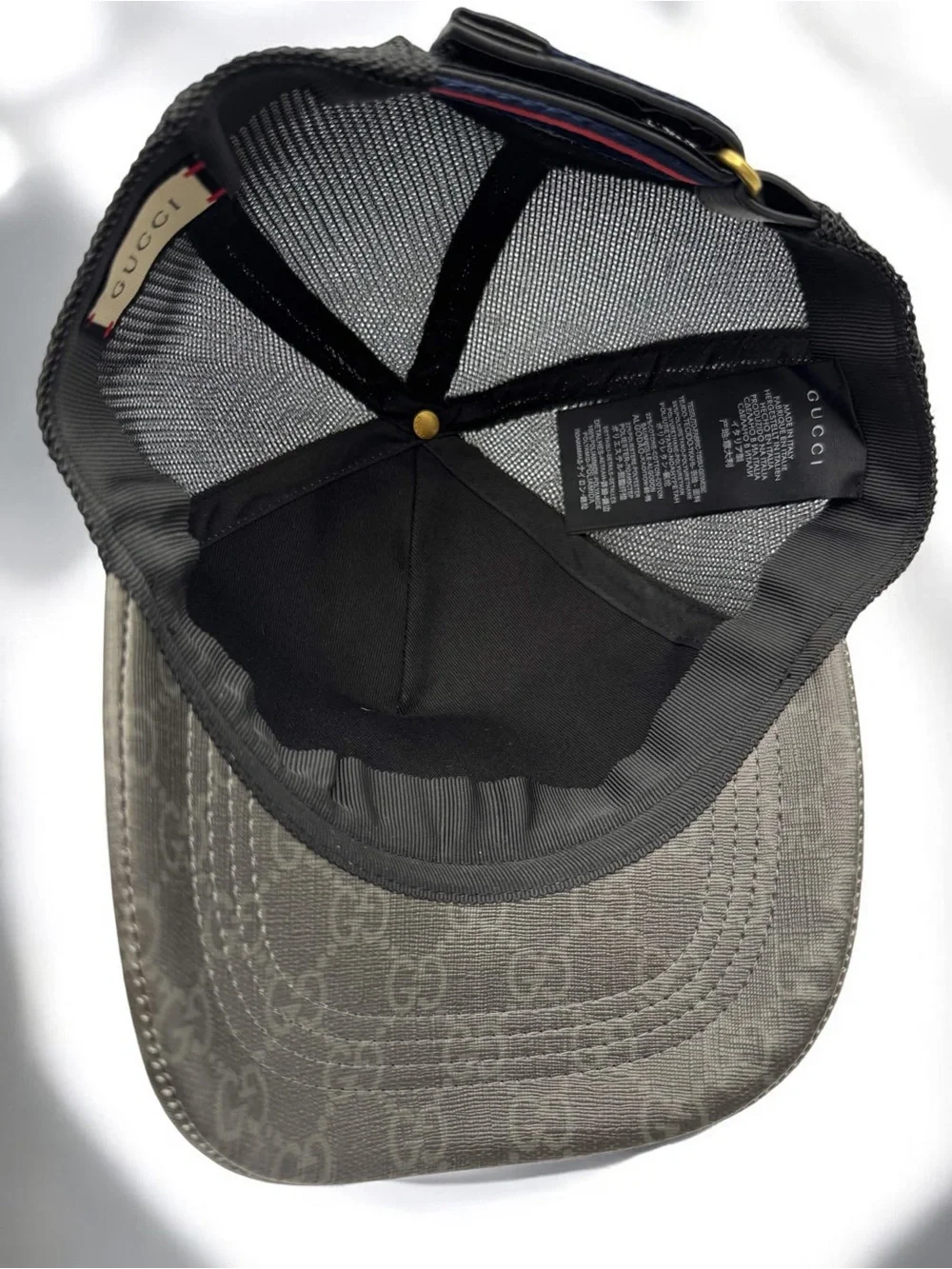 Gucci Kingsnake Print GG Baseball Hat